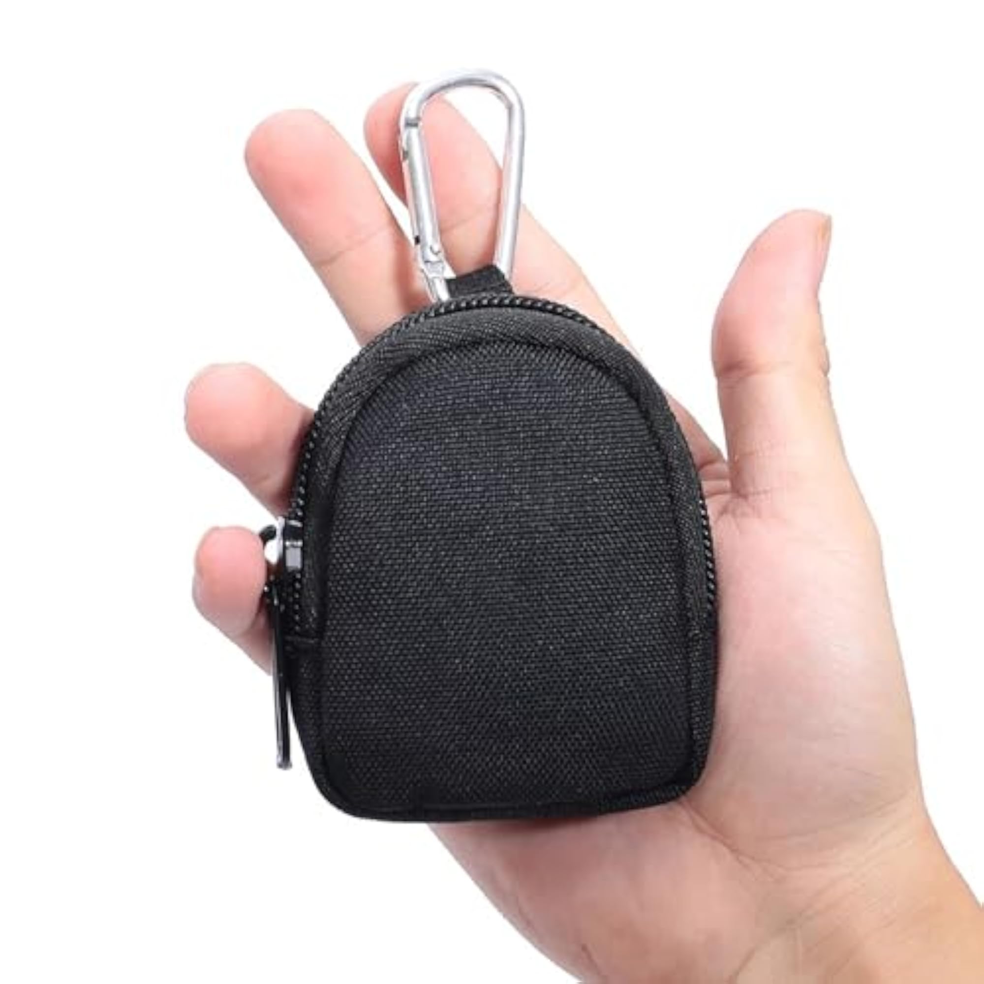 Modern Black Coin Purse, Stylish Design